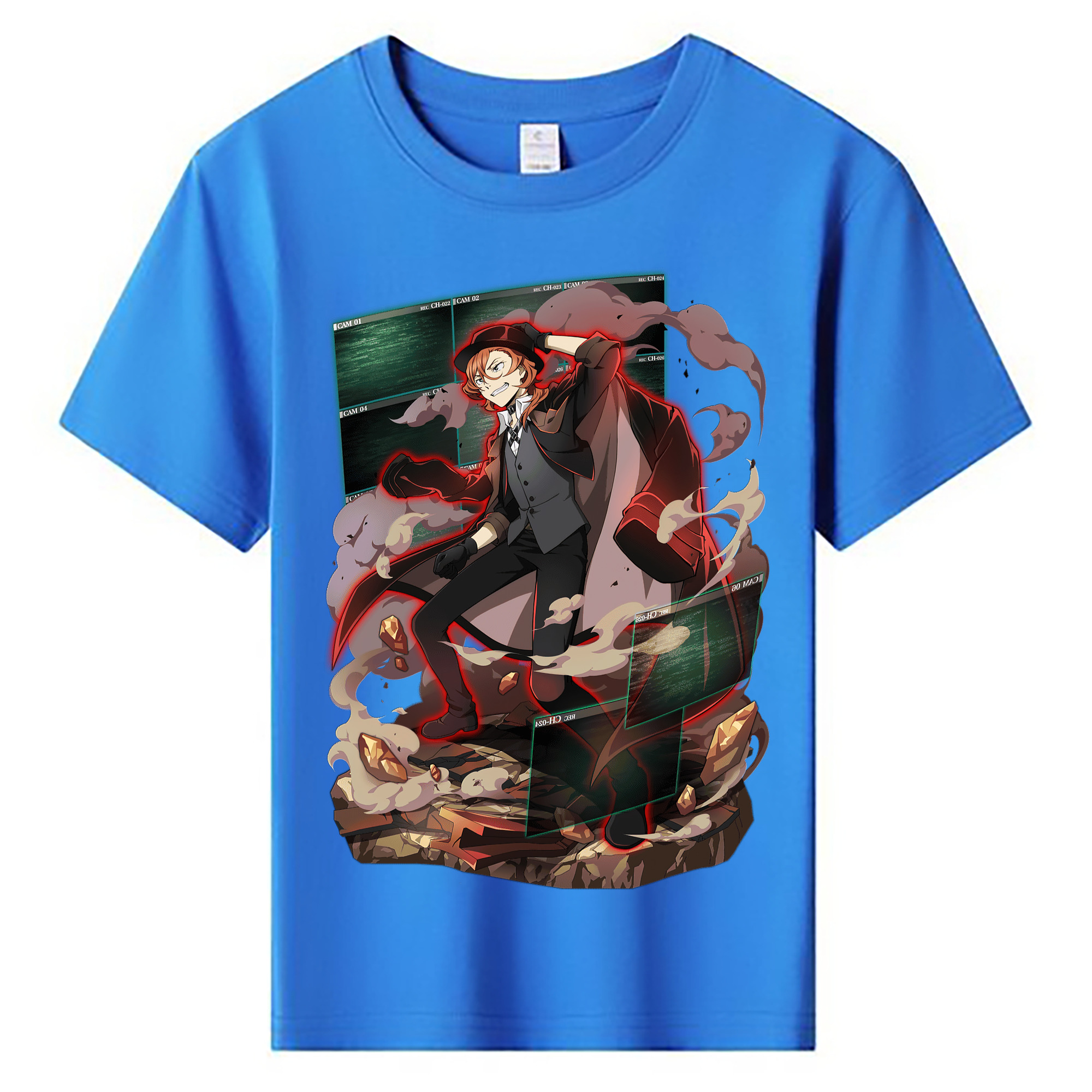 （画像用） 文豪ストレイドッグス Bungo Stray Dogs 綿100％キッズTシャツ（フロントプリント）